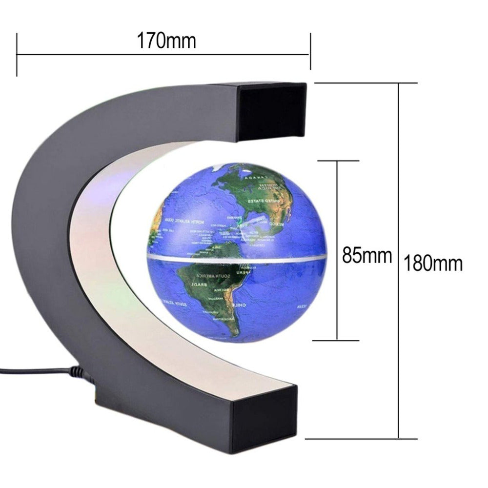 Magnetic Levitation Globe C Shape Night Light