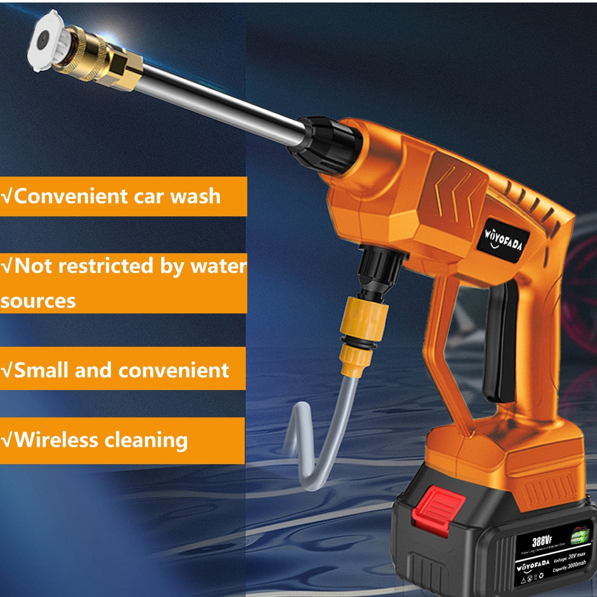 Cordless High Pressure Washer Car Washer