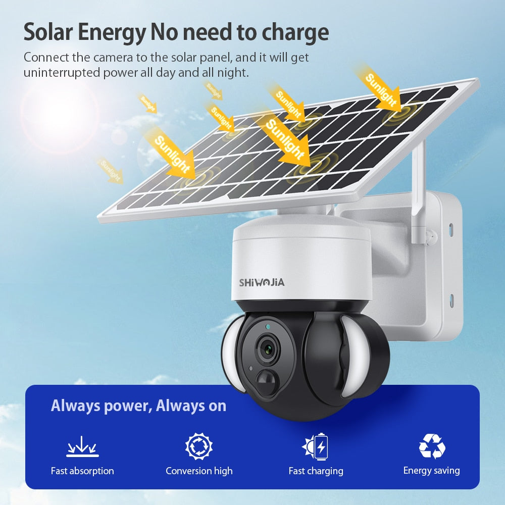 Solar Camera Wifi Outdoor Wireless Cctv