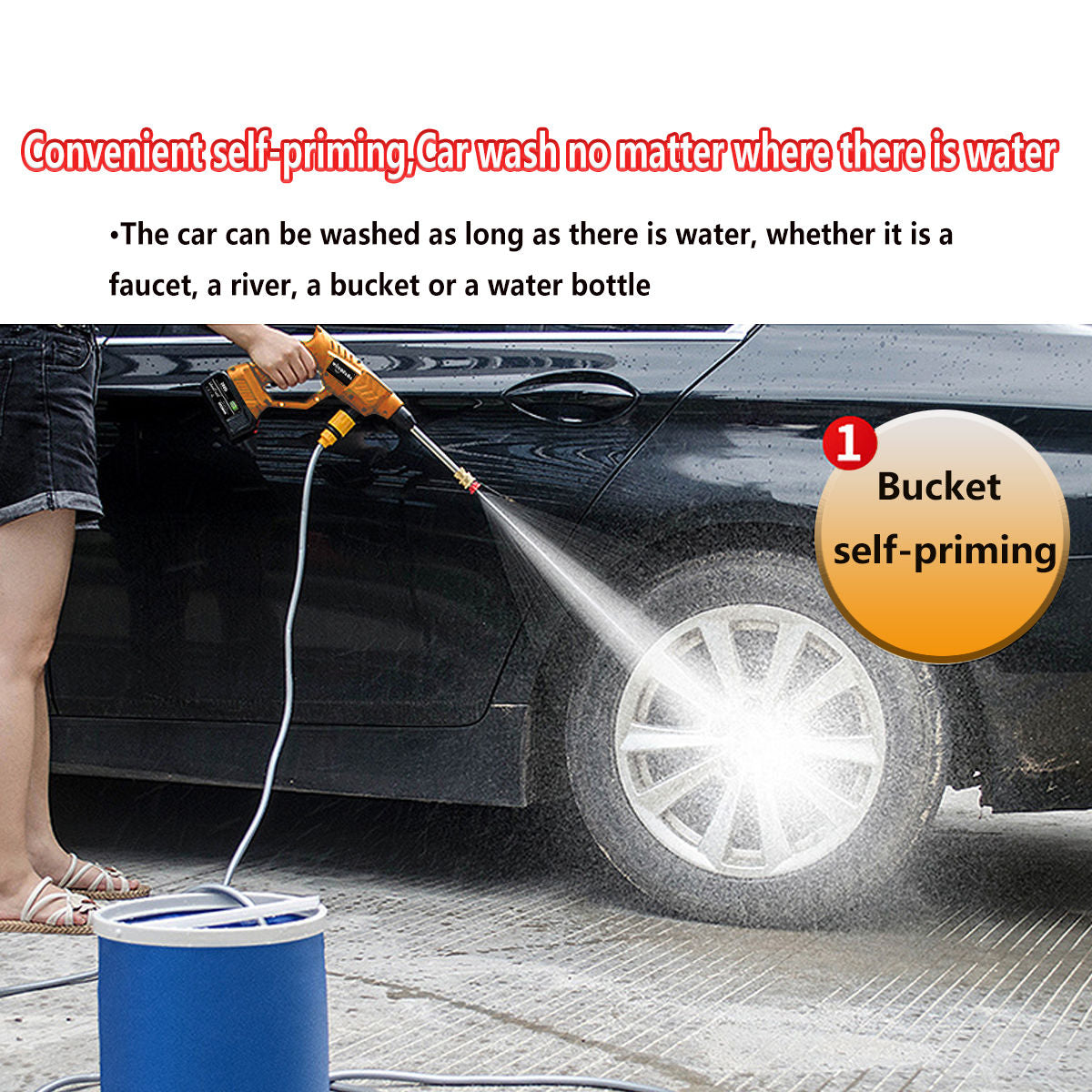 Cordless High Pressure Washer Car Washer